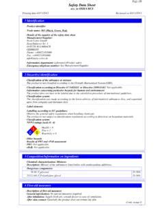 SAFETY DATA SHEET Safety Data Sheet Pdf PDF4PRO