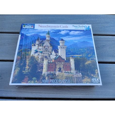 White Mountain Puzzles Neuschwanstein Castle 1000 Piece Jigsaw Puzzle