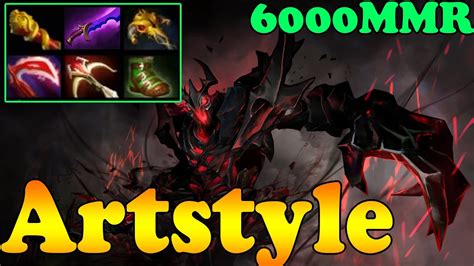 Dota Artstyle Mmr Plays Shadow Fiend Vol Ranked Match