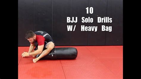 10 Bjj Solo Drills W Heavy Bag Top Pressure And Movement Youtube