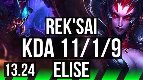 Rek Sai Vs Elise Jng Winrate Dominating Euw