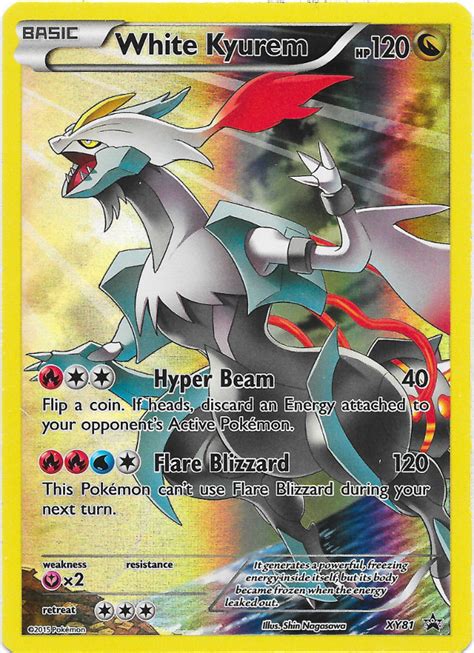 White Kyurem 81 XY English Promo Pokumon