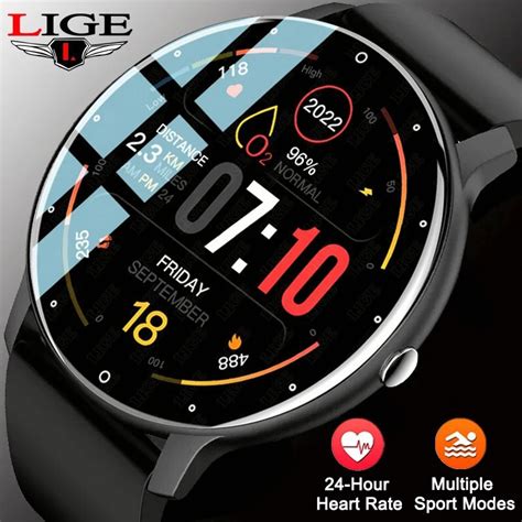 Jual Lige Smartwatch Jam Tangan Pria Wanita Sport Tracker Jam Olahraga