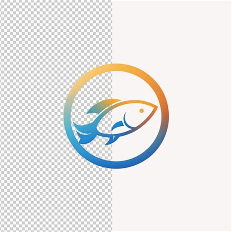 Logotipo De Peixe Em Fundo Transparente Psd Premium