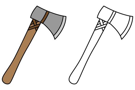 Axe Coloring Pages At Free Printable Colorings Pages Porn Sex Picture