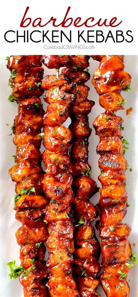 Bbq Chicken Kebabs Recipe Chisel Fork Off