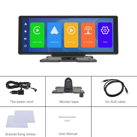 Podonuremberg Cam Ra De Tableau De Bord Avec Cam Ra De Recul Carplay