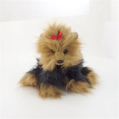 Toys Stuffed Animal Yorkshire Terrier Plush Yorkie Vintage 90s Yorkie