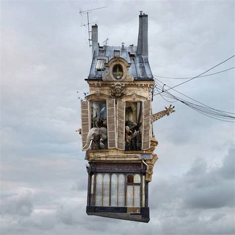 Laurent Chéhères Airborne Architecture Series Sees French Houses Fly