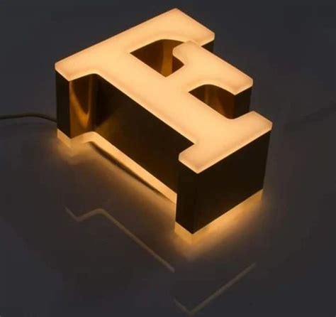 Alphabet Acrylic 3d Letters Sign Board For Promotional At Best Price