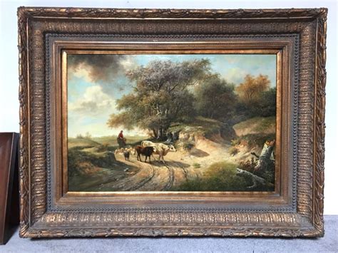 Just Added Large Copy Of Oil Painting In Stunning Frame 36 X 24