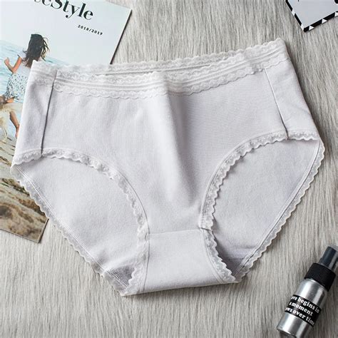 Cotton Middle Waist Panties Casual Women Net Underwear Buy Casual