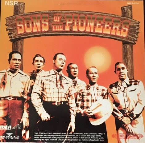 The Sons Of The Pioneers - Sons Of The Pioneers (1994, Vinyl) | Discogs