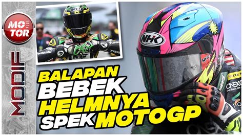 Helm Balap Indonesia Dari ARRC Sampai MotoGP Motor Plus Modif YouTube