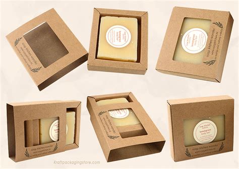 Custom Your Own Branded Kraft Soap Packaging Boxes Wholesale