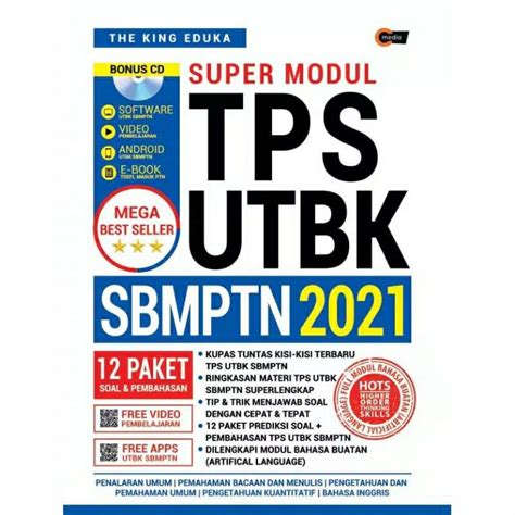 Jual Super Modul Tps Utbk Sbmptn 2021 The King Eduka Shopee Indonesia