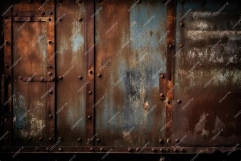 Premium Photo Rustic Metal Paneling For Your Desktop Background