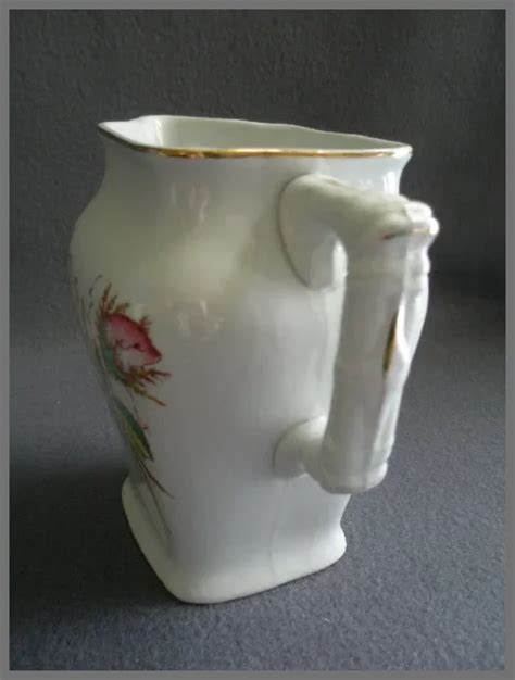 Knowles Taylor And Knowles Moss Rose Ironstone China Milk Pitcher