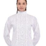 White Cotton Vintage Victorian Blouse Cotton Lane London