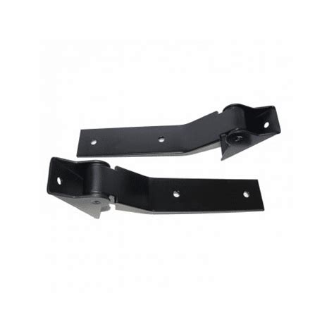 1121801 Tailgate Hinge Set Black 87 95 Jeep Wrangler By Rugged Ridge