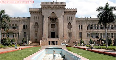 Osmania University Ou Hyderabad Courses Fee Admission 2024