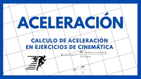 Aceleración Cinemática con ejercicios resueltos YouTube