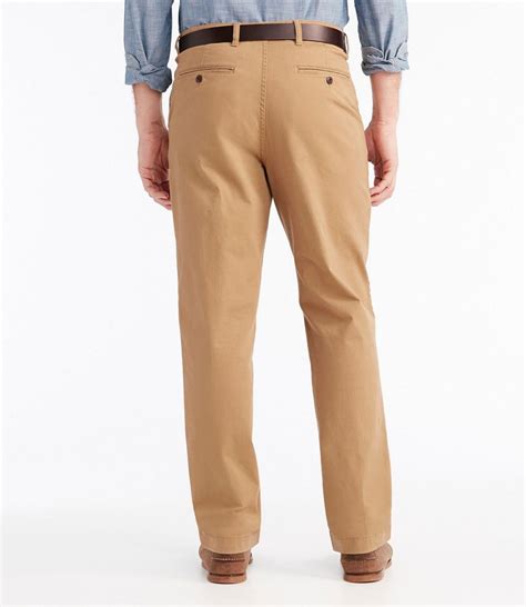 Mens Lakewashed Stretch Khakis Natural Fit Straight Leg Pants At Llbean