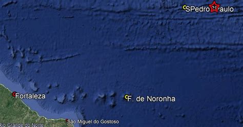 Sismos Do Nordeste Novo Tremor De Terra Na Dorsal Pr Ximo A S O Pedro