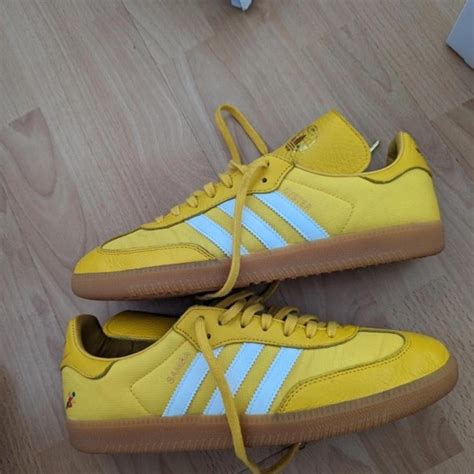 Yellow Adidas Samba Oyster Very Rare Shoes Size Depop