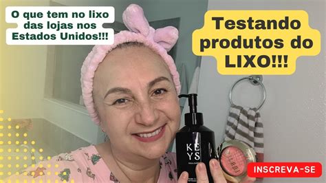 Testando Produtos Que Encontrei No Lixo Dumpster Diving Lixo Das