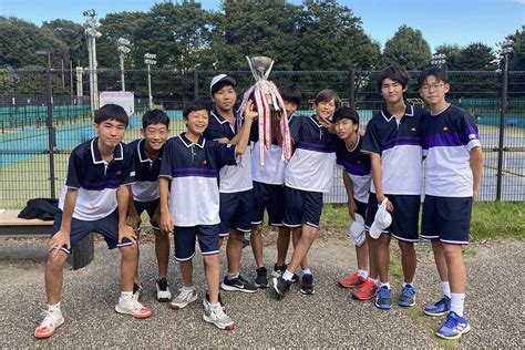 中学テニス部 令和4年度埼玉県新人体育大会テニスの部 優勝 立教新座中学校・高等学校