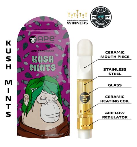 Kush Mints — Sauce Carts 1000 Mg Ape Premium Cannabis Corp