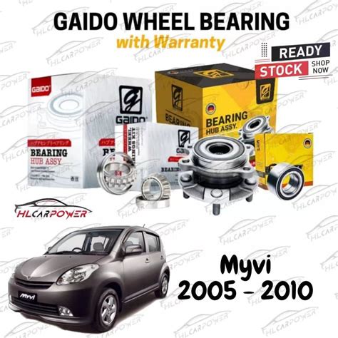 Gaido Brand Rear Wheel Bearing Perodua Myvi Shopee Malaysia