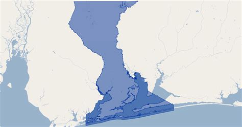 Escambia County Florida County Boundary Koordinates