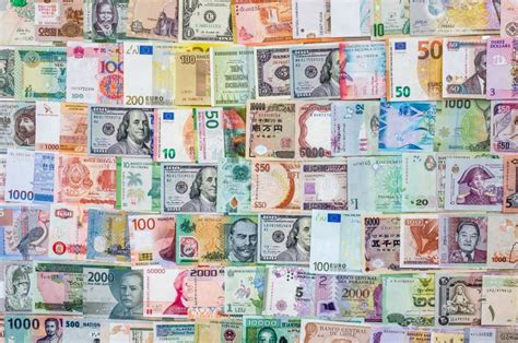 Top View Of World Banknotes Collection Stock Photo Image Of Heap