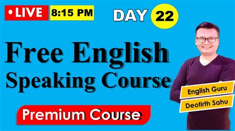 Day 22 Learn Free Spoken English Class Online English Speaking