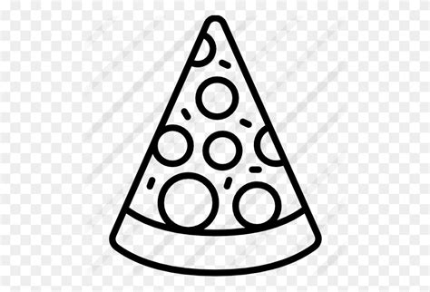 Pizza Slice - Pizza Black And White Clipart - FlyClipart