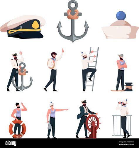 Navy Sailors Stock Vector Images Alamy