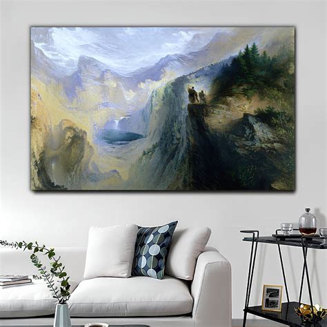 Manfred On The Jungfrau By John Martin Manfred On The Jungfrau Wall Art John Martin Artworks