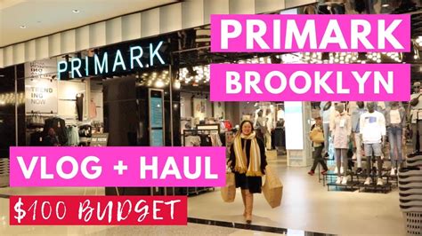 Primark Brooklyn Vlog Haul Budget At Primark Ny Youtube