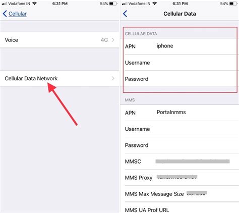 How To Add Apn Settings On Iphone Cellular Data Network Ios Ios