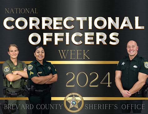 Brevard County Sheriff Wayne Ivey Recognizes National Correctional Officer Appreciation Week