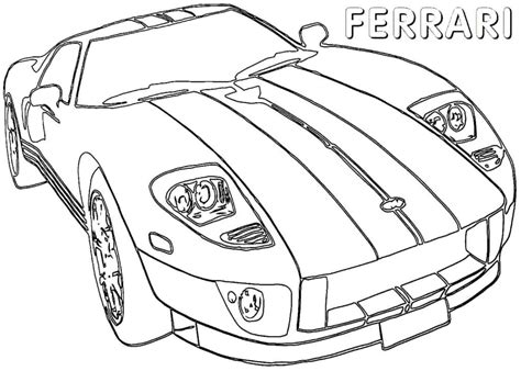 Disegni Da Colorare Ferrari Pagine Da Colorare Stampabili Gratis