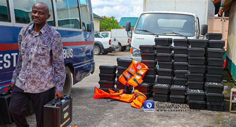 Photos Inec Begins Distribution Of Sensitive Materials In Bayelsa