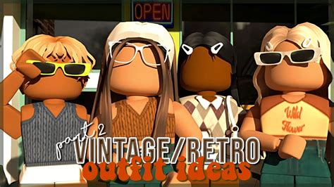 Vintage Retro Outfit Ideas W Codes And Links Part 2 Youtube