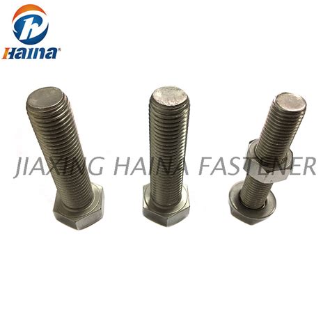 Ss304 Ss316 Ss316l M10 M16 Din933 Iso4017 Stainless Steel Full Thread Hex Bolt Buy Stainless