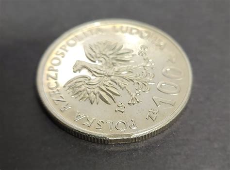 100 Złotych 1988 JADWIGA destrukt menniczy prl Imielin Licytacja na