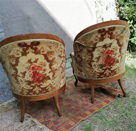 Proantic Paire De Fauteuils Gondole D époque Louis Philippe