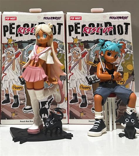 Set Peach Riot Rise Up Pop Mart Poppy Cutie Frankie The Rhythm Hobbies