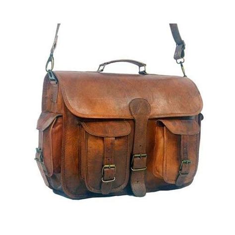 Brown Leather Satchel Bag at Rs 2000 | चमड़े का सैथेल in Jodhpur | ID: 13854179633